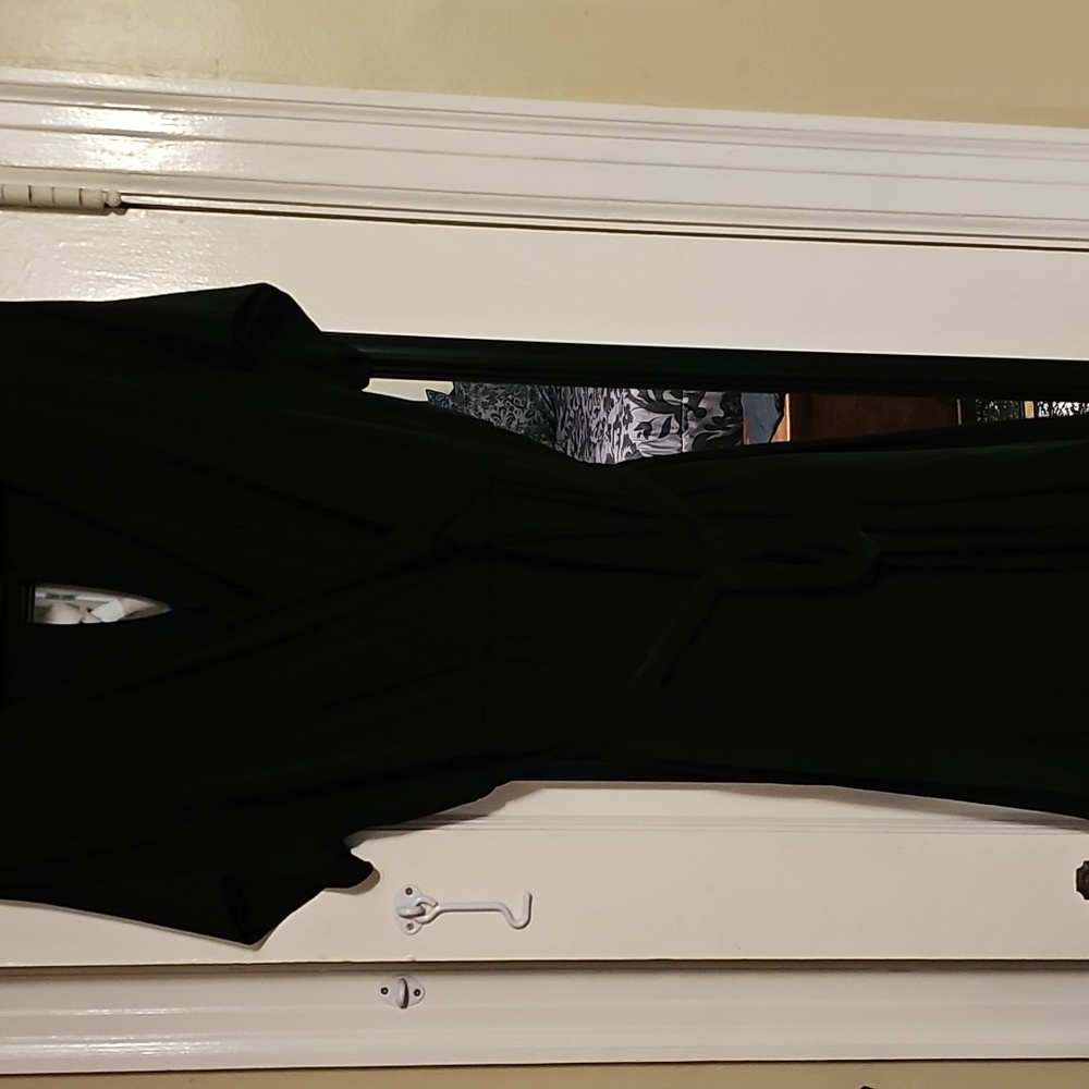 Torrid Studio knit surplice romper. Black size 2.